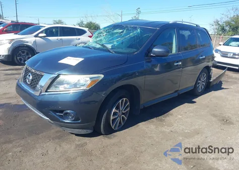 2016 Nissan Pathfinder S from USA, damaged, VIN 5N1AR2MN4GC643869